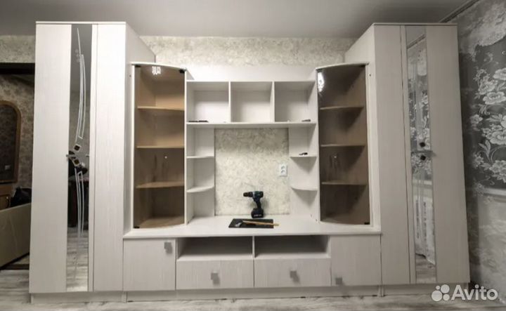 Стенка 3400 метра в цвете сандал