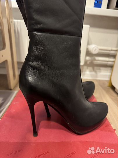 Кожанные сапоги calipso 40