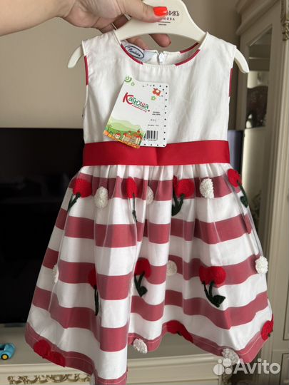 Платье для девочки 86