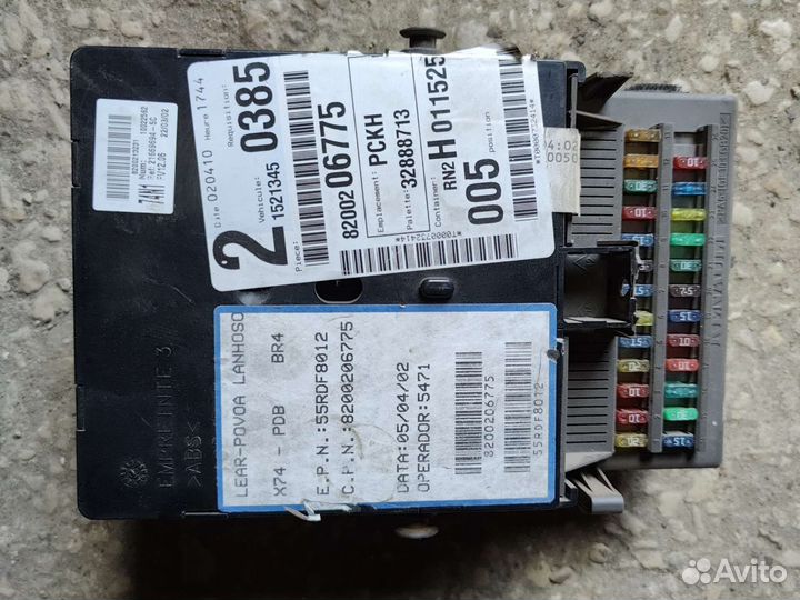 Блок комфорта Laguna 2 МКПП 1,8