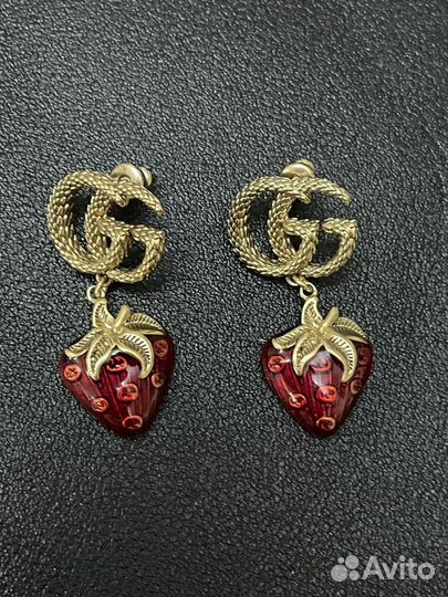 Серьги Gucci новые