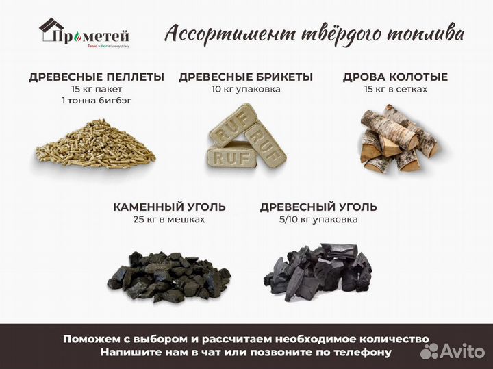 Топливные древесные брикеты. Евродрова