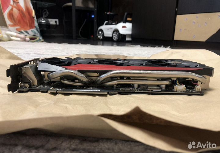 Видеокарта Asus GTX 980ti strix OC 6Gb DDR5 384bit