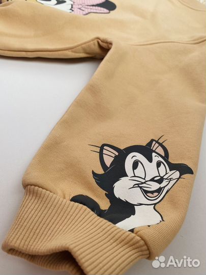 Свитшот на флисе H&M новый 104