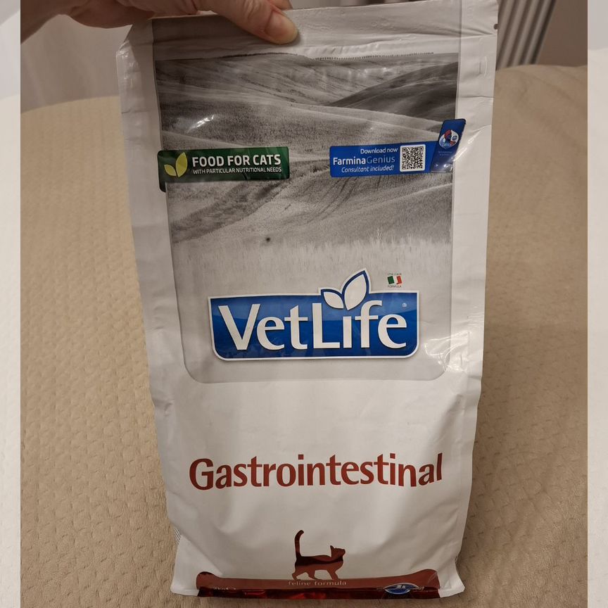 Корм vetlife gastrointestinal farmina