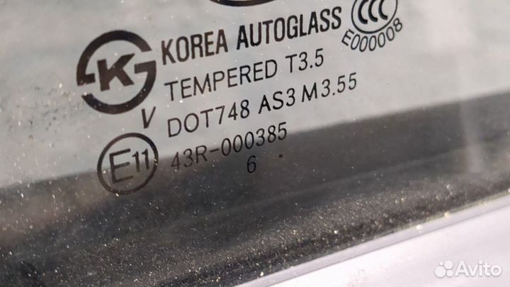 Дверь боковая правая задняя Hyundai Santa Fe