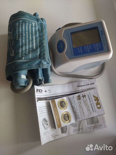 Прибор для измерения давления и частоты пульса