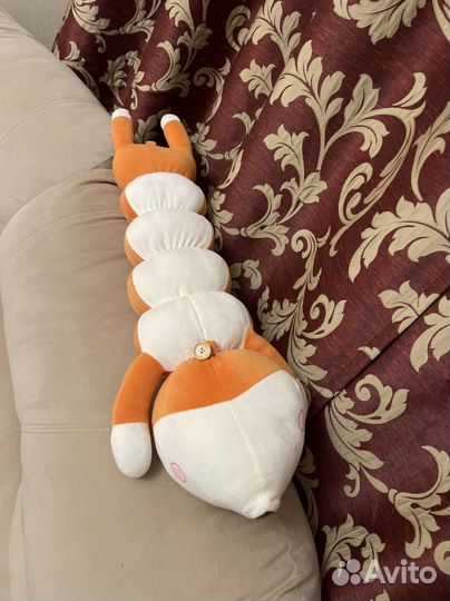 Игрушка лиса подушка-обнимашка 80см