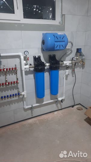 Монтаж систем водоснабжения и канализации