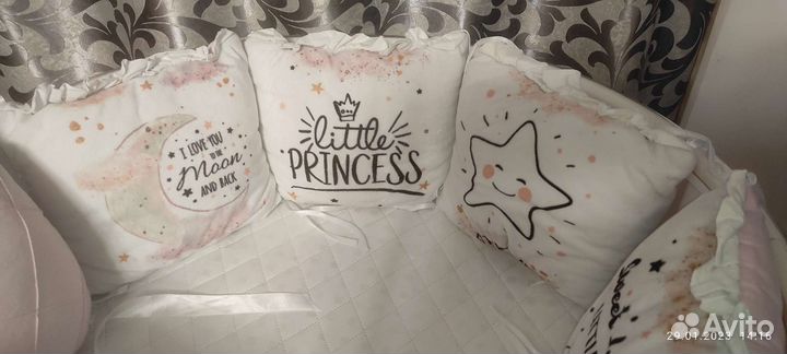 Бортики в детскую кроватку б/у