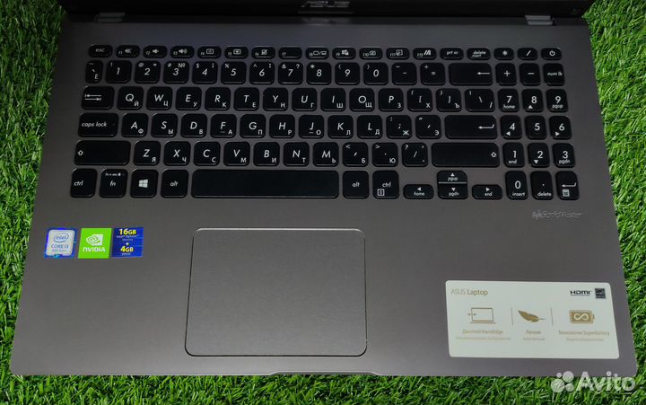 Игровой ноутбук Asus i3+GF 940MX 2Gb гарантия 1 г