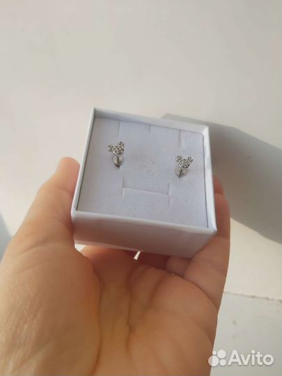 Серебряные серьги