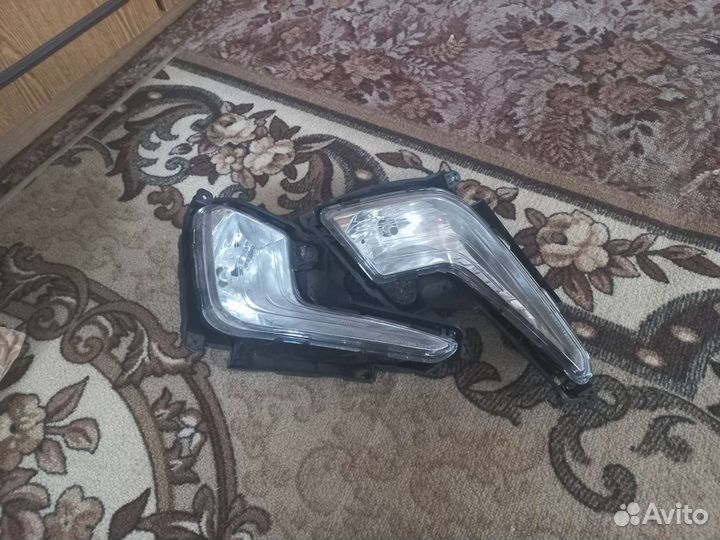 Противотуманки на hyundai solaris 1