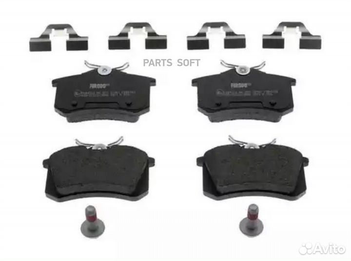 Ferodo FDB4183 Комплект тормозных колодок renault