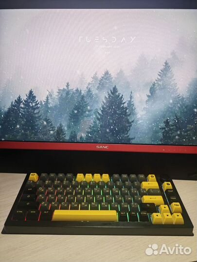 Игровая клавиатура akko 5075b plua