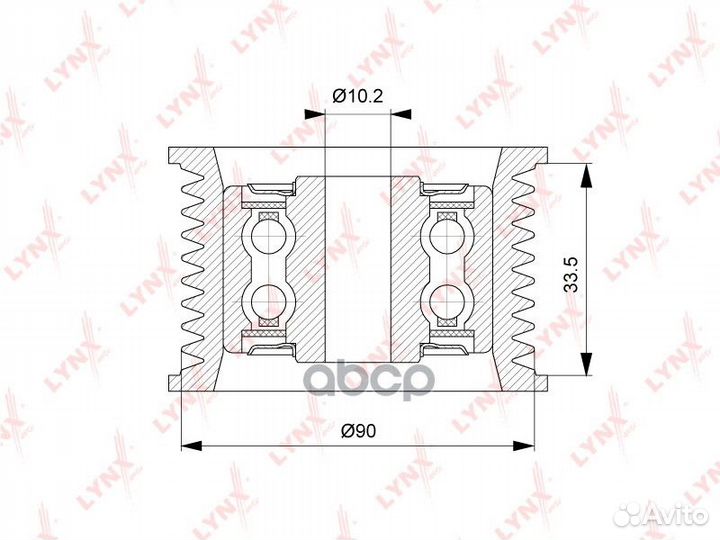 Ролик натяжной Toyota Avensis 1.6-1.8i 97/Carina
