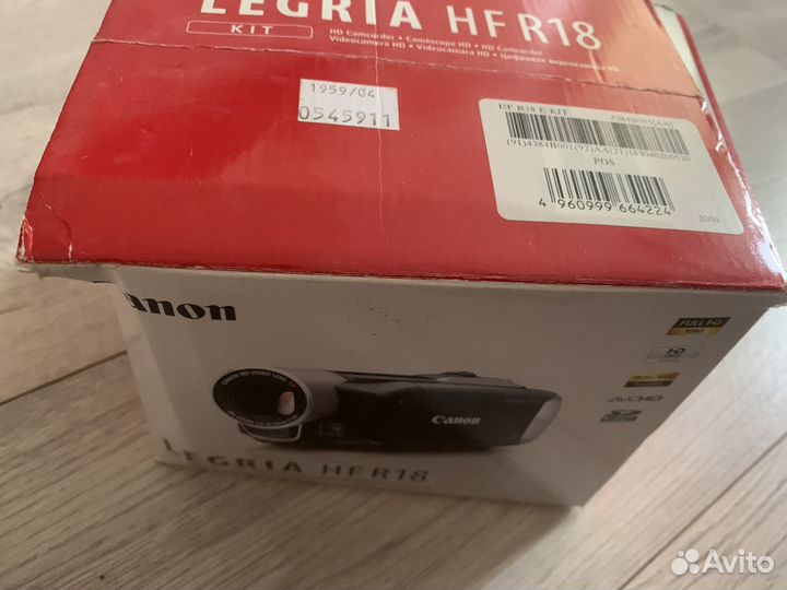 Видеокамера canon legria hf r18