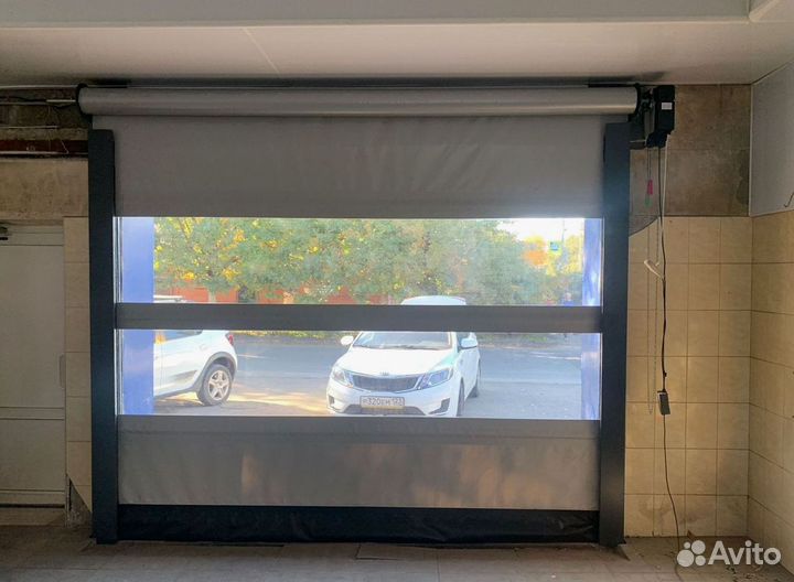 Гаражные секционные ворота с установкой