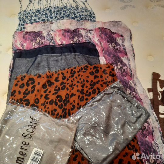 Шарфики женские легкие кашемир и зимние