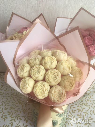 Шоколадные, фруктовые, зефирные букеты