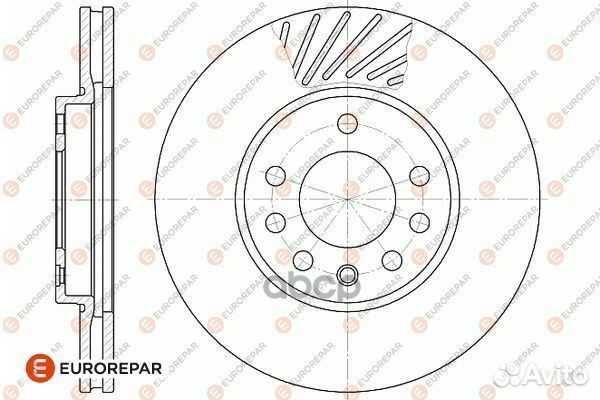 Диск торм. перед. min 2 1667859280 eurorepar