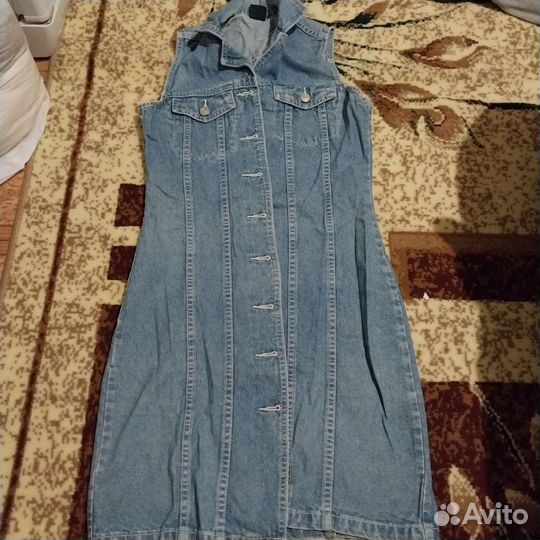 Джинсовое платье