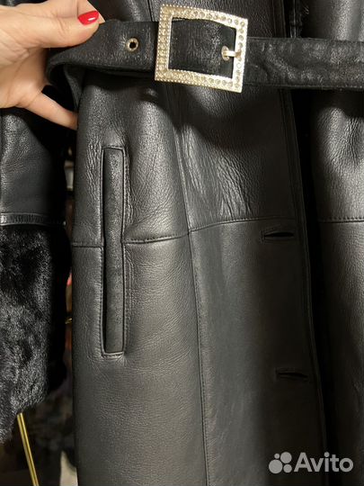 Дубленка натуральная женская 42 44