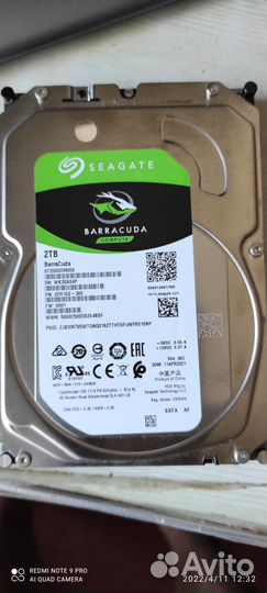 Жесткий диск seagate barracuda 2tb