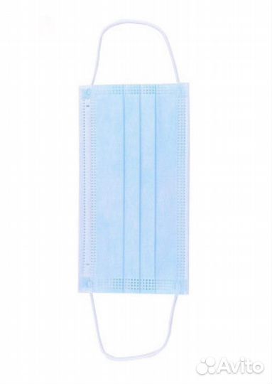 Защитные маски для лица (50 штук) одноразовые