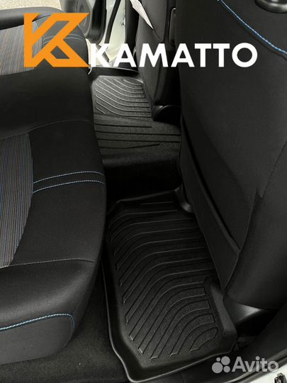 Ковры в салон Kamatto 3D Nissan Leaf 2017-н.в