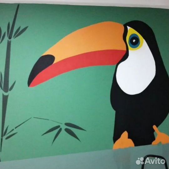 Роспись на стенах