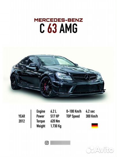 Постер на стену интерьерный amg