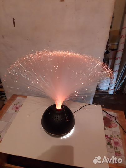 Светильник настольный волоконный