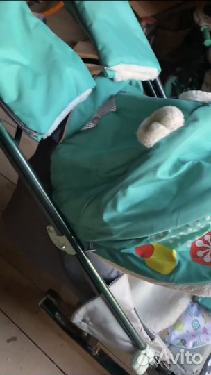 Детские санки коляска бу nika