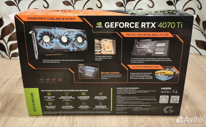 RTX 4070 Ti Gigabyte WindForce OC Гарантия / Обмен