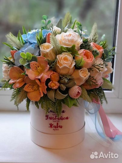 Букет из мыла ручной работы