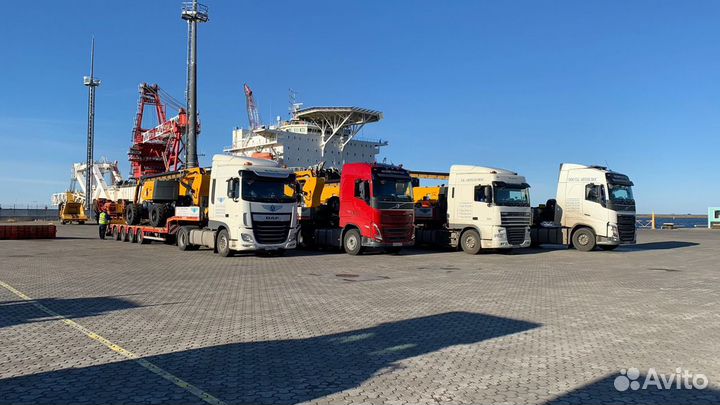 Аренда трала. Перевозка спецтехники, негабарита