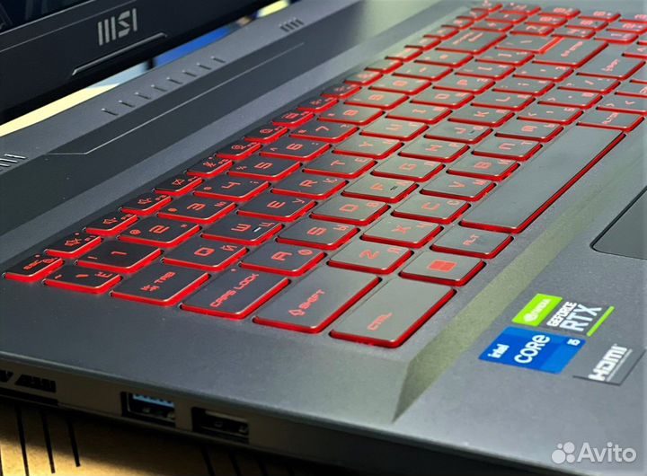 Идеальный Msi. 17.3 144Hz / i5-12H / RTX/ Ram 16GB