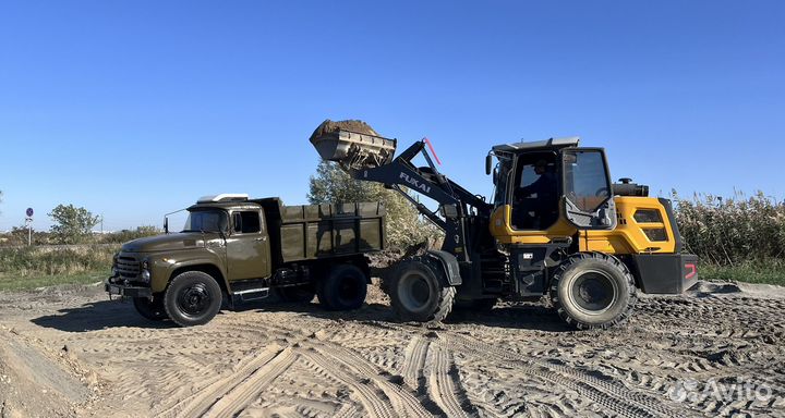 Песок щебень отсев доставка от 1 куба