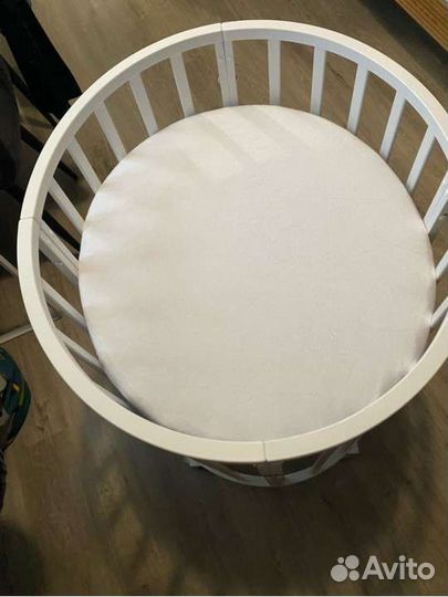 Детский матрас в круглую кроватку 70*80 новый