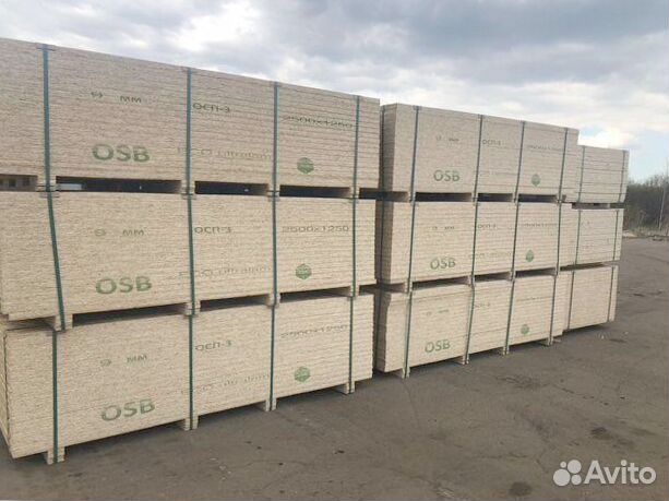 Осб плита Оsb / Толщина 9мм, 12мм, 18мм