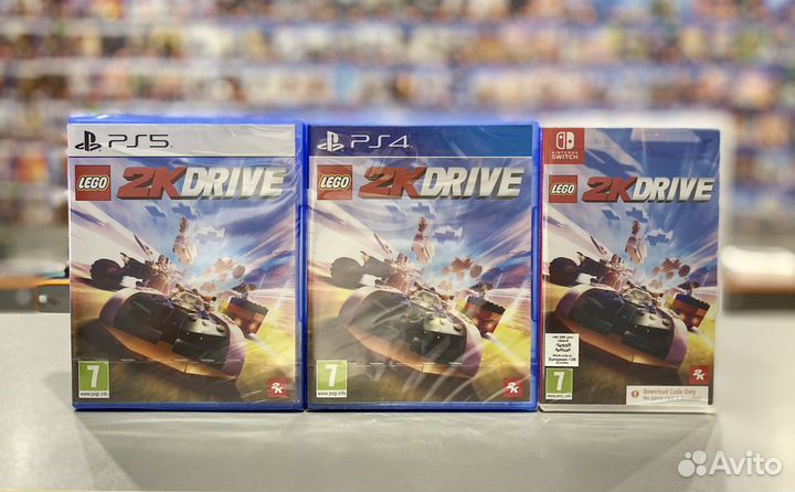 Lego 2K Drive PS4 / PS5 / Nintendo Switch новый