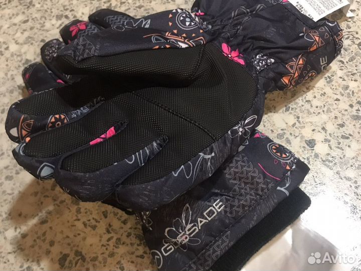 Перчатки детские, новые, размер 4, на 4-6 лет