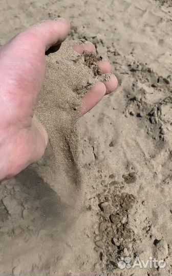 Песок строительный (без глины)