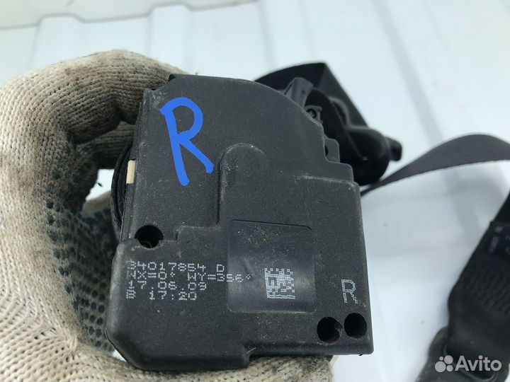 Ремень безопасности пассажирский Ford Focus 2