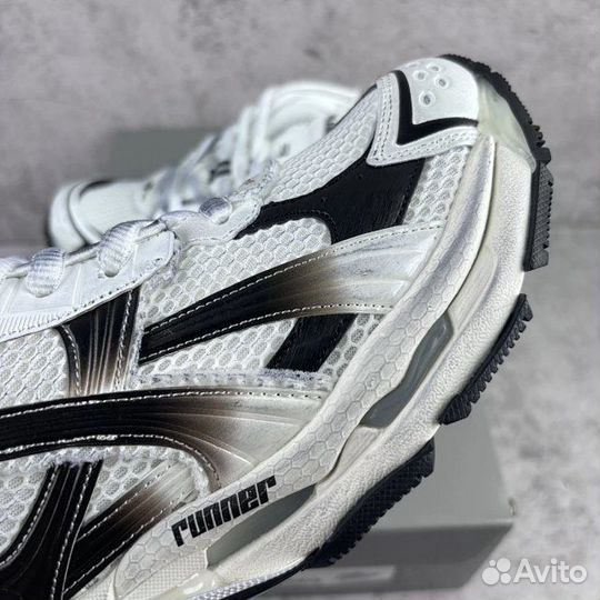 Кроссовки Balenciaga Runner Gradient White/Black