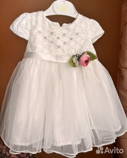 Детское нарядное платье 62-68