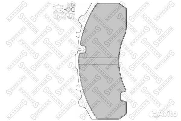85-01429-SX колодки дисковые 29167