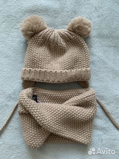 Комплект шапка и снуд Zara