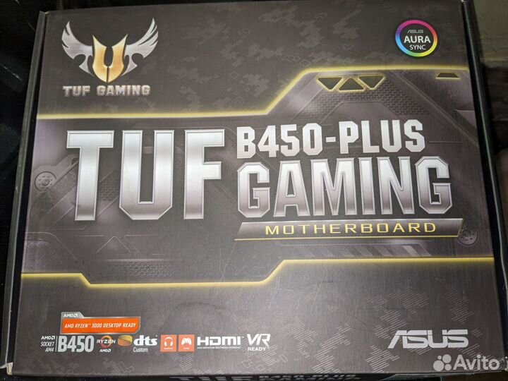 Материнская плата Asus tuf gaming b450